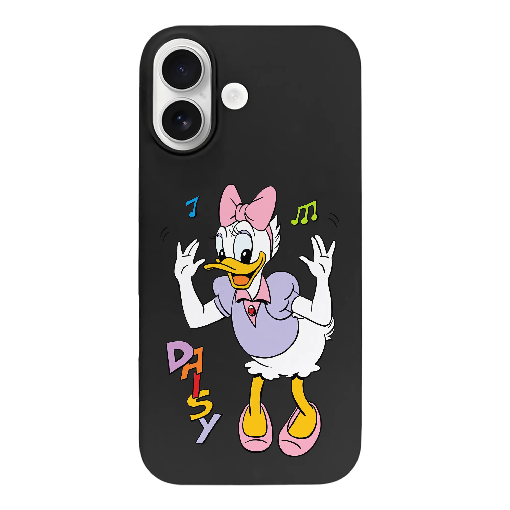 ミッキーマウス（Mickey Mouse） グッズ デイジーダック（Daisy Duck） - iPhone 17 シリーズ シリコンケース 薄型 耐衝撃 指紋防止 ソフトタッチカバー 精密フィット 傷防止 保護ケース iPhone 17/17 Air/17 Pro/17 Pro Max 対応